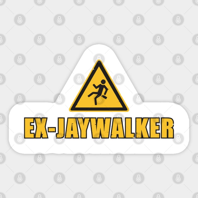 The Jaywalker Ex Sticker by tanambos